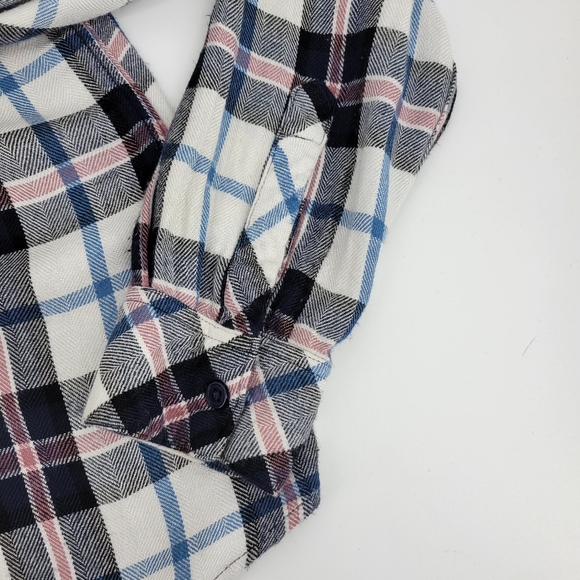 Rails Hunter Long Sleeve Button Down Plaid Flannel Shirt Size Small - Picture 10 of 16